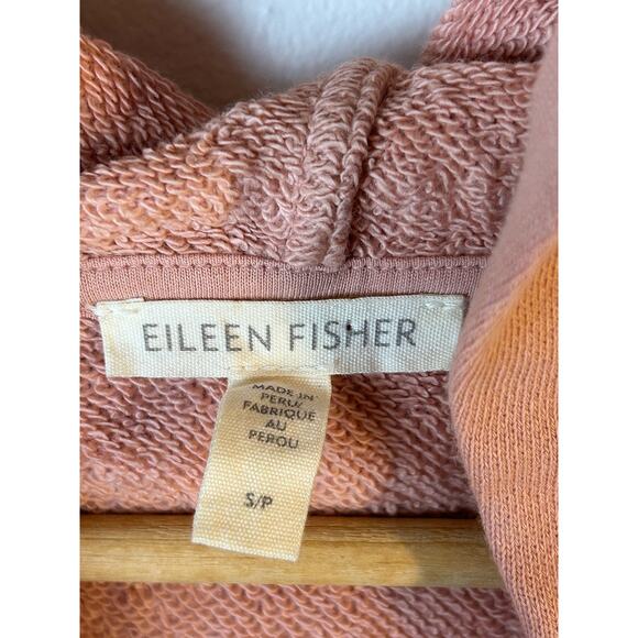 Eileen Fisher Women's Pink Open Hooded Cardigan Size S - Picture 3 of 4